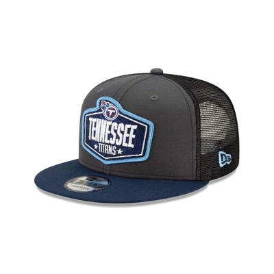 Grey Tennessee Titans Hat - New Era NFL NFL Draft 9FIFTY Snapback Caps USA5108769